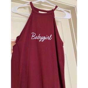 “Baby Girl” tank top